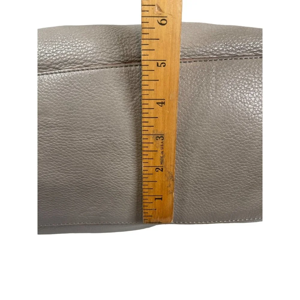 Kate Spade Berkshire Road Stevie Satchel Gray Pebble Leather Shoulder Bag - Picture 12 of 12